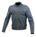 コミネ(KOMINE) バイク用 LJ-534 シングルライダースレザージャケット Dark Navy 2XL