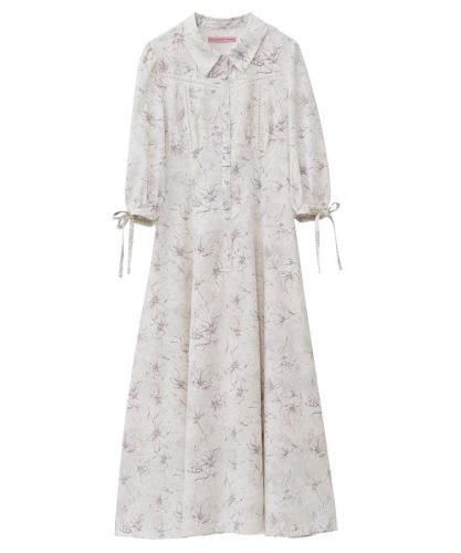 [メゾン ド フルール] その他ワンピース はしごレースシャツワンピース レディース フラワー