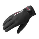コミネ(KOMINE) バイク用 ネオプレーングローブ ブラック S GK-753 665 秋冬春向け 防風