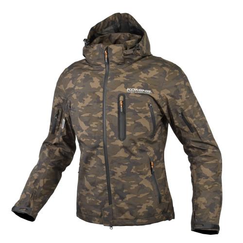 [KOMINE] バイク用 WP プロテクトパーカ JK-555 07-555 メンズ Camouflage XL