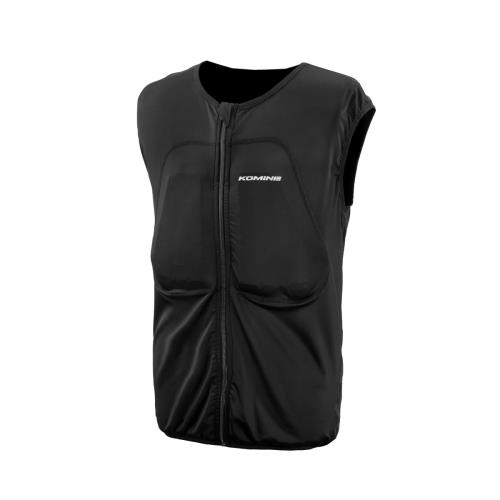 コミネ(KOMINE) 2025モデル バイク用 04-861 SK-861 エニグマライトプロテクションベスト Black XL