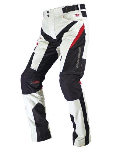コミネ(KOMINE) バイク用 プロテクトライディングメッシュパンツ3D アイボリー 6XLB PK-729 1031 春夏秋向け メッシュ素材 プロテクター CE規格