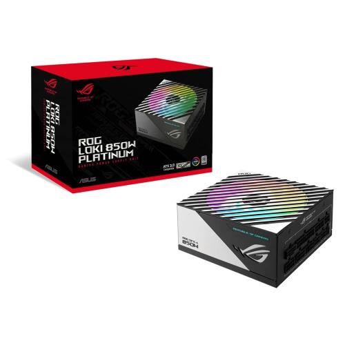 ASUS PSU 電源ユニット 850W PCIe Gen 5.0 対応 80 PLUS プラチナ認定 ARGB Aura Sync 対応 ROG-LOKI-850P-SFX-L-GAMING/国内