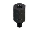キタコ(KITACO) ミラーアダプター 黒 17mm 逆ネジ8mm → 逆ネジ8mm 0900-505-01083