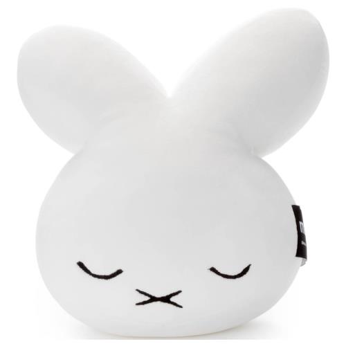 ブルーナ miffy70th ナインチェデザイン Mocchi-Mocchi-Style フェイスクッション ミッフィー (すやすや) ぬいぐるみ高さ約32cm