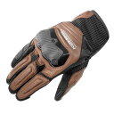 コミネ(KOMINE) 2025モデル バイク用 06-267 GK-267 ガンメッシュグローブ Brown XL