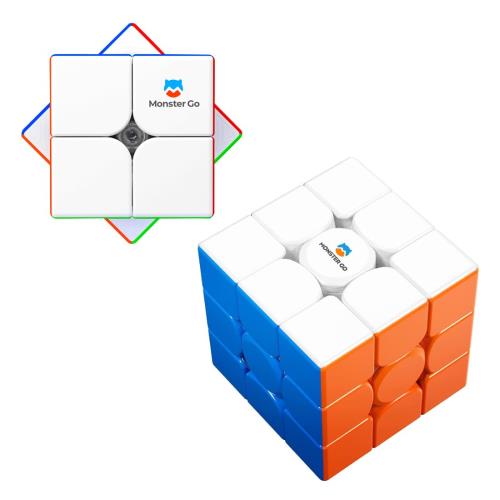 GAN Monster Go MG251+MG3 EDU ѥ塼֥å 2x2 3x3x3 MG3Mޥͥå¢ MG251Х...