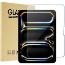 ProCase iPad Pro 13(M4)フィルム Air 13 (M2) フィルム 2024 1枚 強化ガラス 耐衝撃 全面吸着タイプ 貼る工具付き