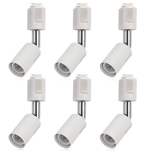 DiCUNO �饤�ƥ��󥰥С��ѥ��ݥåȥ饤�� E17���� ���������ȥ졼���Ѵ�� �饤�ƥ��󥰥졼�� LED�б� �ۥ磻�� 6�ĥ��å� ���ŵ�ʤ���