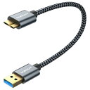 SUNGUY USB3.0 ケーブル MicroB 0.3M タイプA...(2)