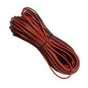 YFFSFDC awg22 電線 ケーブル 20m 22AWG 延長ケーブル コード 電線 2芯 LEDテープライト 単色用延長ケーブル LEDテープコネクタ ...