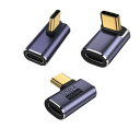YFFSFDC USB4.0 Type C 変換 アダプター 左右 90° 曲げ3種類セット PD 100W/5A急速充電 40Gbps高速データ転送 8K@6...
