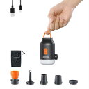 AstroAI 携帯式エアーポンプ 電動 空気入れ プール 3.5kPa・300L/分 USB充電式 3000mAh ライト付き 軽量 電動ポンプ 空気入れ・空...