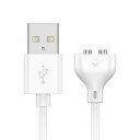 SZSL 磁気充電ケーブル ピン間の距離 5mm マグネット USBケーブル 急速充電 安定 磁気吸着 チャージャーケーブル バイブアタッチメント ハンディマッサージャー 洗顔ブラシ 対応80 CM防水耐久性