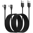 SUNGUY USB Type C ケーブル l字 3M/3M 2本組 18W急速充電 USB C ケーブル タイプCケーブル QC3.0/2.0対応 高速データ転送 Xperia/Galaxy/GoogleなどのUSB-C機種に対応(2)