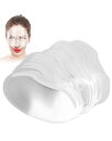 YFFSFDC 前髪カット ガード フェイスガード フェイスプロテクション 散髪 ヘアカット フェイスガード 理髪用品 サロン 使い捨て 軽量 理髪ツール 50 Pcs