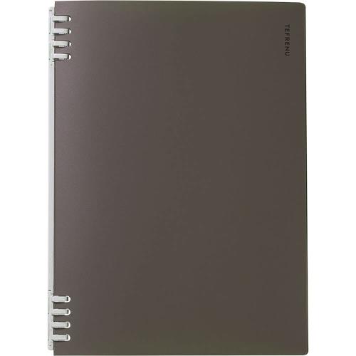 キングジム(Kingjim) リングノート テフレーヌ B5 黒 CN9855TEクロ