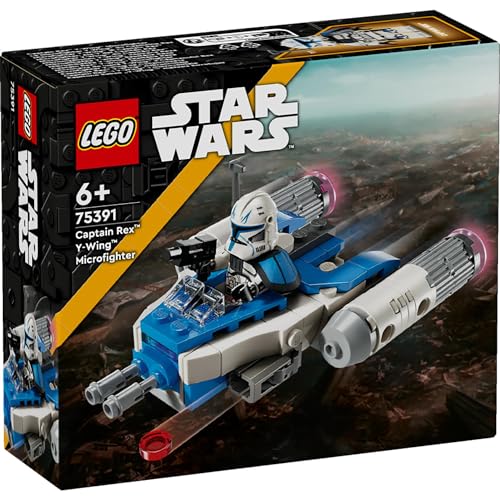 レゴ(LEGO) スター・ウォーズ キャプテン・レックス の Yウィング マイクロファイター おもちゃ 玩具 クリスマスプレゼント プレゼント ブロック 男の子 女の子 子供 5歳 6歳 7歳 8歳 小学生 宇宙船 75391
