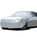 ANBEN ボンネットカバー 車カバー ハーフ 半分自動車カバー フロントガラスカバー ボンネット保護カバー 自動車ボンネットカバー 裏起毛タイプ フロント ヘッドライト劣化 日焼け防止 防塵防雪防水防紫外線 四季対応 (一般車用CH-Lサイズ)