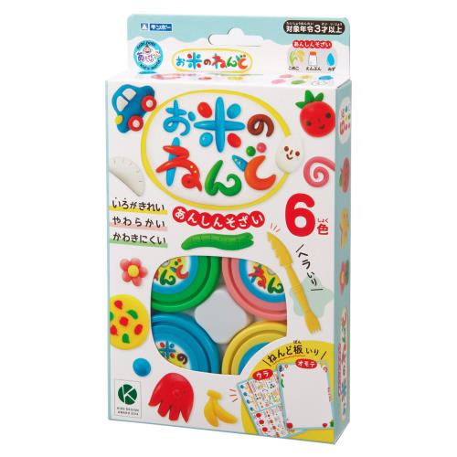 ギンポー お米のねんど 6色 銀鳥産業