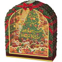 サンリオ クリスマスカード メッセージカード アーチ枠の中におもちゃぎっしり グリーティングカード 海外輸送可 JX 38-3 SANRIO 523674