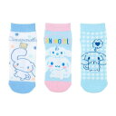 サンリオ(SANRIO) サンリオ キッズスニーカーソックス3足セット ソックス 16-18cm シナモロール シナモン Cinnamoroll キャラクター ...