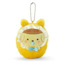 サンリオ(SANRIO) サンリオ マスコットホルダー ポムポムプリン プリン POMPOMPURIN 10×7.3×4cm おくるみベビーマスコット キャラクター 978680 SANRIO