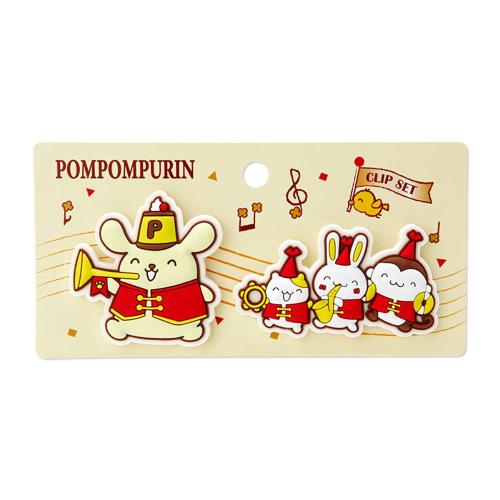 サンリオ(SANRIO) ポムポムプリン25th ラバークリップ(ニコニコマーチ) 564711 サンリオ(SANRIO) ポムポムプリン25th ラバークリップ(ニコニコマーチ) 564711