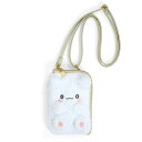 サンリオ(SANRIO) スマートフォンショルダー (いつも一緒なの!) はなまるおばけ 約幅11×奥行2.5×高さ17cm ポリエステル 綿 930971