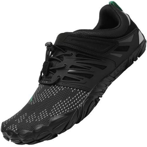 [SAGUARO] ベアフット フィットネスシューズ ジム トレーニング シューズ メンズ レディース 28.0 cm,漆黒