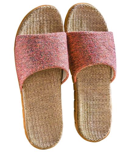 [Euyqs] レディース メンズ ルームシューズ 夏春 スリッパ 室内履きホームシューズ (ピンク, measurement_22_point_5_centimeters)