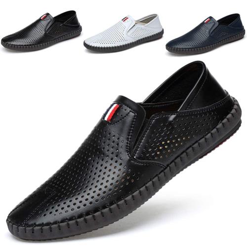 [ziitop] メンズ ドライビングシューズ ビジネスシューズ 本革 ローファー スリッポン モカシン レザー..