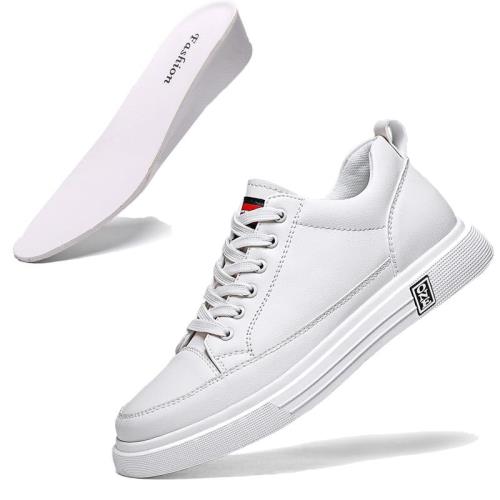 [ziitop] シークレットシューズ適用 6cm 身長アップ メンズ レディース シークレットスニーカー メンズ カジュアル ランニングシューズ 対応ローカットレースアップ軽量カジュアルスニーカー