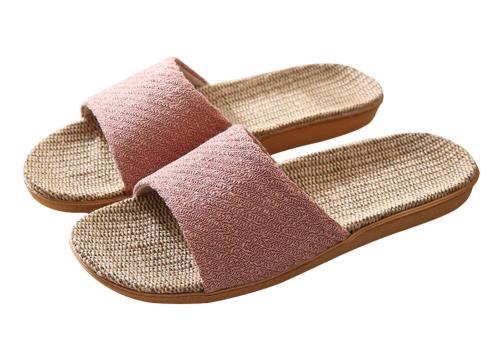 [Euyqs] レディース メンズ ルームシューズ 夏春 スリッパ 室内履きホームシューズ (#2 ピンク, measurement_22_point_5_centimeters)