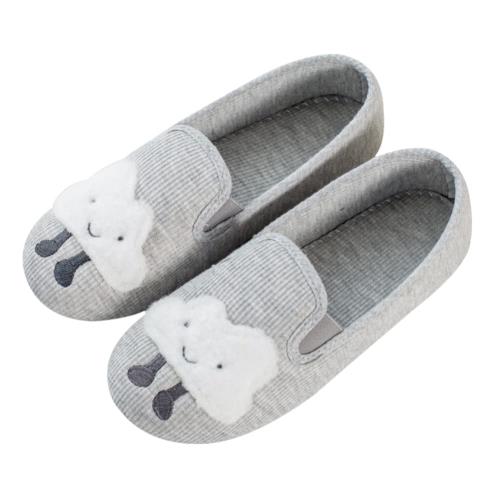 [Euyqs] レディース 介護 リハビリ ルーム シューズ 高齢者 室内 履き 柔らか 婦人靴 (#3 グレー, meas..