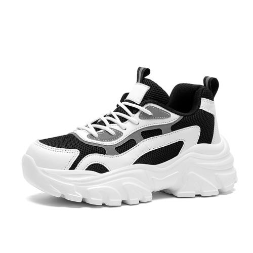 [ziitop] 厚底スニーカー レディース インヒールスニーカー シークレットシューズ 美脚 運動靴 ウォーキングシューズ カジュアルシューズ 軽量 4CM/6CM/7CM/8CM 身長アップ