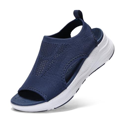 [ziitop] 厚底 スポーツサンダル レディース 歩きやすい ナースサンダル 美脚 スニーカーサンダル スリッポン ウォーキング オフィス 軽い ニットサンダル 疲れない 滑り止め おしゃれ 人気 御洒落