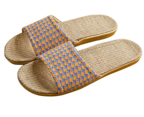 [Euyqs] レディース メンズ ルームシューズ 夏春 スリッパ 室内履きホームシューズ (#7 オレンジ, 26.0 cm)