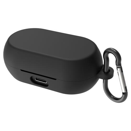 Geekria シリコンカバー 互換性カバージャブラ Jabra Elite 7 Pro Jabra Elite 7 対応 True Wireless Earbuds 充電ケースカバー 外装カバー キーホルダーフック付き、充電ポートアクセス可能（黒）