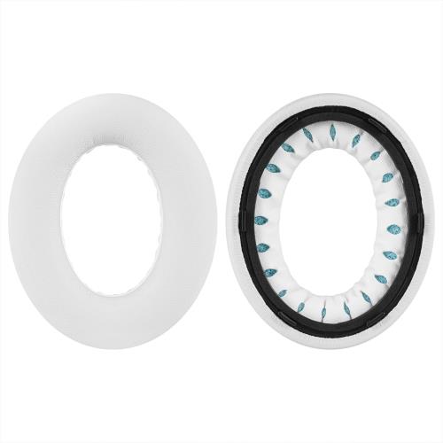 Geekria イヤーパッド QuickFit 互換性 パッド ボーズ BOSE QuietComfort Ultra, QC Ultra ヘッドホンに対応 パッド イヤー/イヤーカップ プロテインレザー (白)