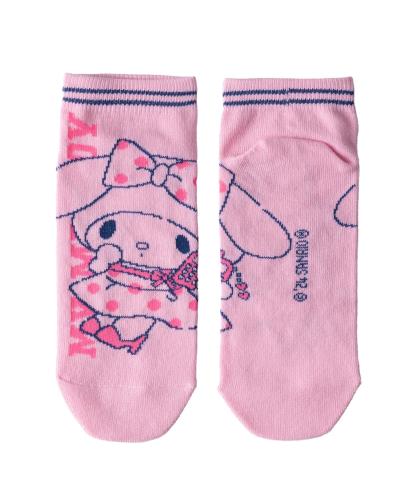 [サンリオ] ソックス 靴下 レディース キッズ 選べるタイプ 親子お揃い ショート丈 1足 シナモ ...