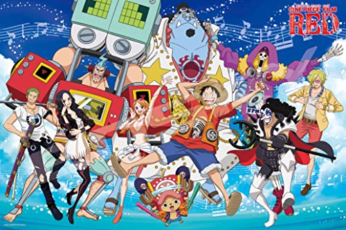 エンスカイ(ENSKY) ONE PIECE FILM RED ワンピース 麦わらの一味(FES) 50×75cm ジグソーパズル 1000ピース JIGSAW PUZZLE 1000-589