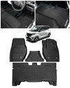 Cartist ニッサン サクラ B6系 フロアマット 立体カーマット 3Dフロアマット 立体構造 セカンドマット 防水マット SAKURA B6AW 2022年5月-現行 3Dマット 車種専用設計 TPE素材 抗菌効果 滑り防止 耐汚れ カスタムパーツ 取付簡単 保護パーツ カー用品 4Pセット