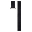 MaKTech レザーループバンド、20mm ブレスレットストラップ、Samsung Galaxy Watch 7 FE 6 5 4、40/42/43/44/45/46/47mm、Huawei GT 3 42mm用 (黒)