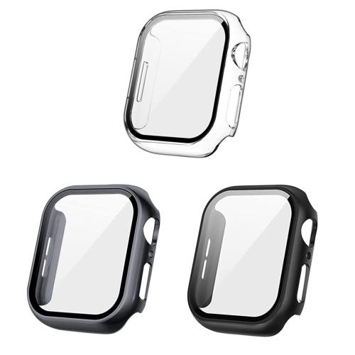 3個入りFALSAD Apple Watch カバーSeries10 対応 アップルウォッチ 46mm/42mm、PC素材と強化ガラスフィルム一体型 保護ケース 防水 全面保護 超薄型 軽量 耐衝撃 高透過率 指紋防止 装着簡単 3個入りFALSAD Apple Watch カバーSeries10 対応 アップルウォッチ 46mm/42mm、PC素材と強化ガラスフィルム一体型 保護ケース 防水 全面保護 超薄型 軽量 耐衝撃 高透過率 指紋防止 装着簡単