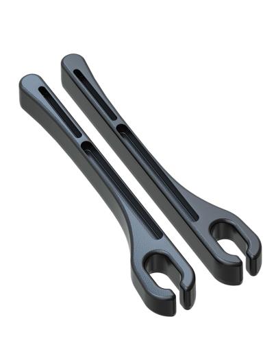 Kuroobaa 車用 隙間クッション 隙間埋め シートクッション 小物落下防止 車内収納 運転席助手席 2本セット (ブラック)