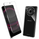2枚セット1枚 FOR AQUOS R8 Pro SH-51D 用のガラスフィルム + 1枚 FOR AQUOS R8 Pro SH-51D 用の保護カバー透明...