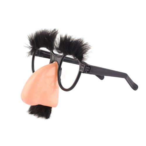[DFsucces] メガネおもちゃ 口ひげ 鼻付き ピエロ ハロウィン パーティー 仮装 舞台演劇 パーティー小物 イタズラグッズ マジシャン道具