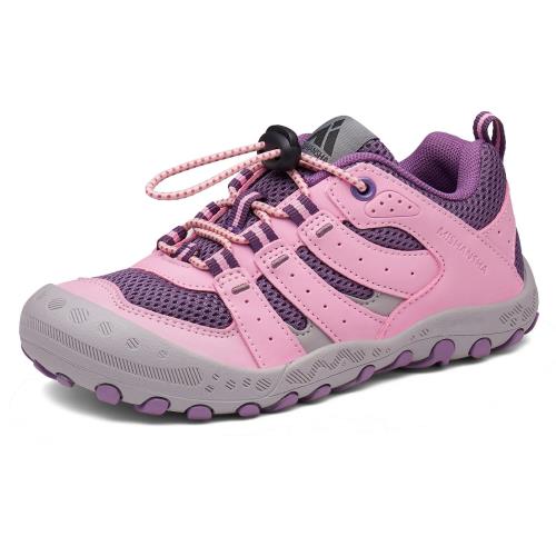 [Mishansha] 女の子 スニーカー キッズ 運動靴 ガールズ アウトドア スポーツシューズ 子供靴 軽量 防滑 通園 通学 17.0cm