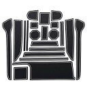 スズキ ワゴンR/スティングレー/カスタムZ 専用 ポケットマット ラバーマット SUZUKI WAGON R MH35S/55S/85S/95Sノンスリップマ...